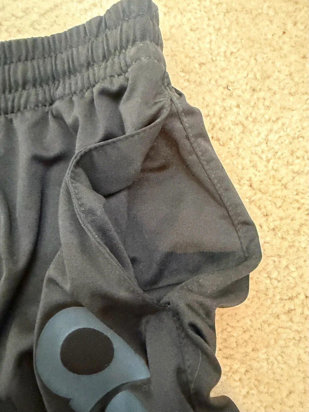 Adidas Boy’s Black Athletic - SZ 14/16 Large - Basketball Shorts